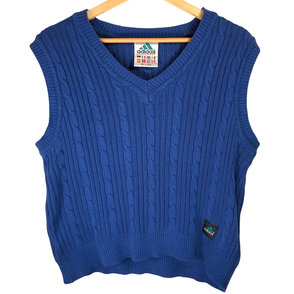 Y2K Adidas Tennis Sweater Vest